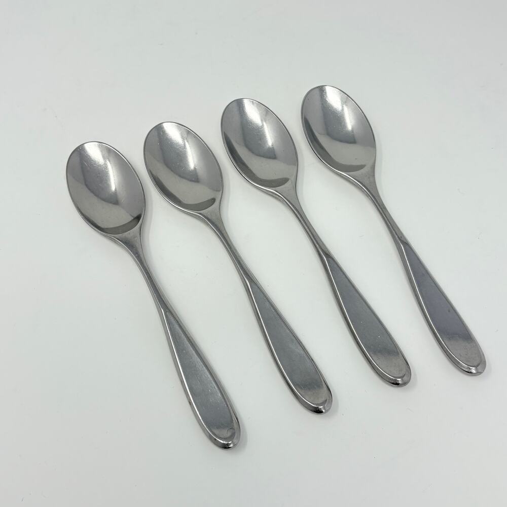Set of 4 Teaspoons Stanley Roberts CANEEL BAY Crown Stainless Flatware Japan